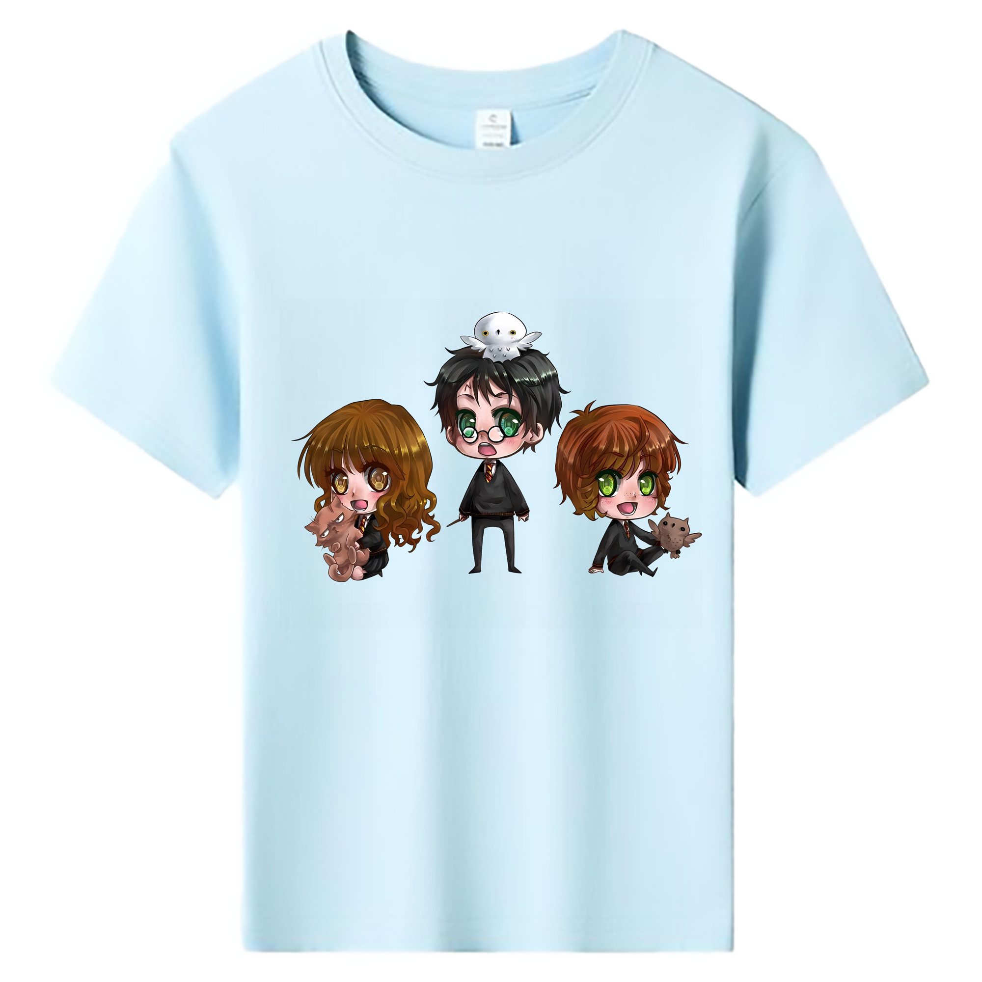 （画像用） Harry Potter ハリー・ポッターシリーズ 綿100％キッズTシャツ（フロントプリント）